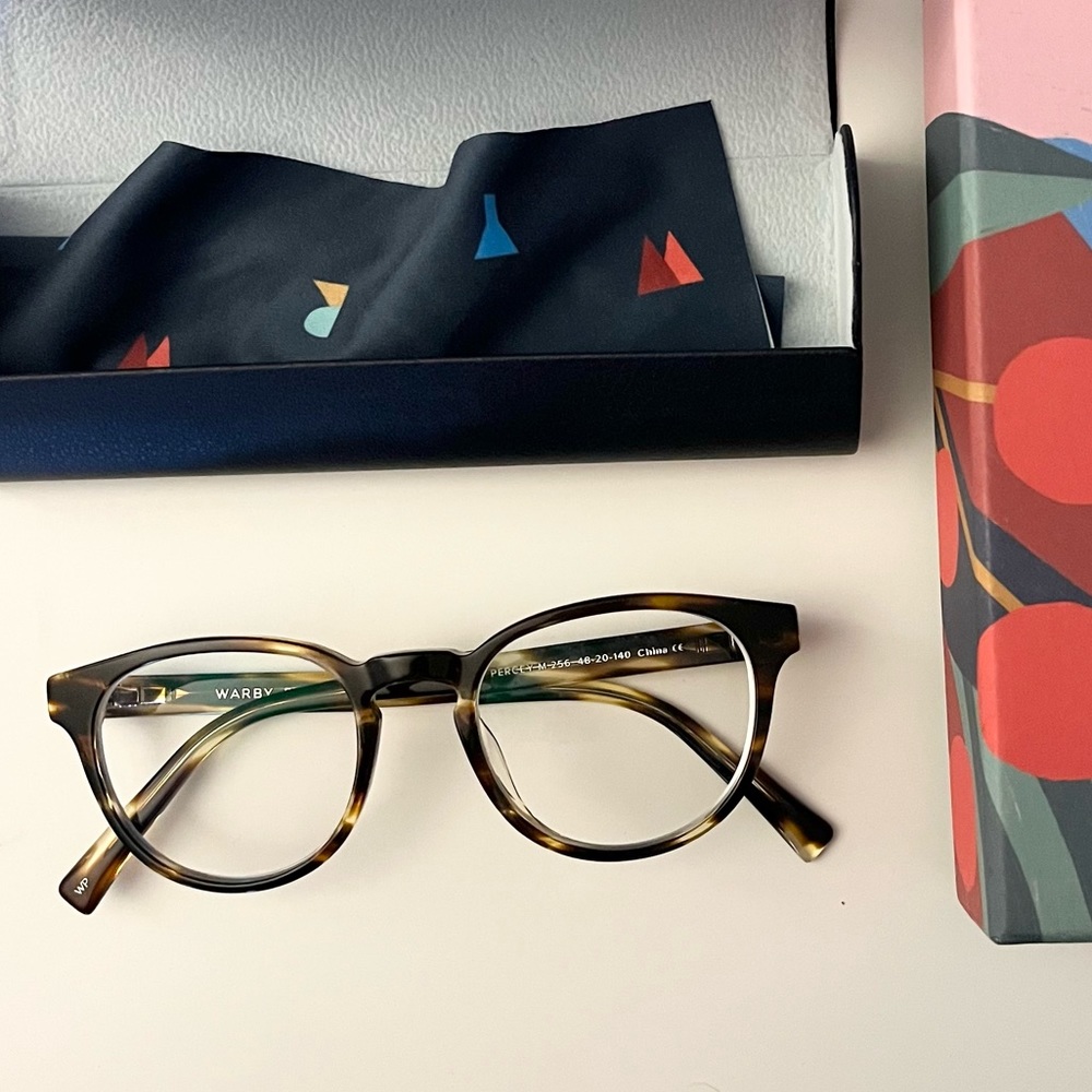 🎉 SALE Warby Parker Percey Frames in Striped Sassafras
